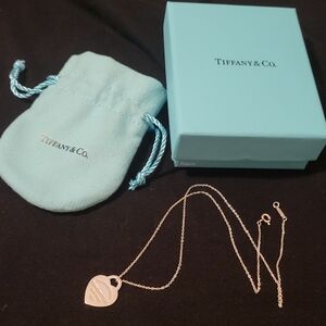 Tiffany & Co. Heart Tag Pendant in Silver